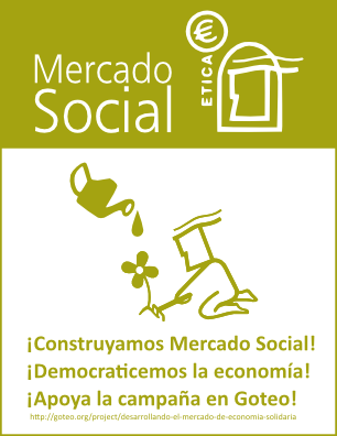 Un paso más en la democratización de la economía. Financia el Mercado Social.
